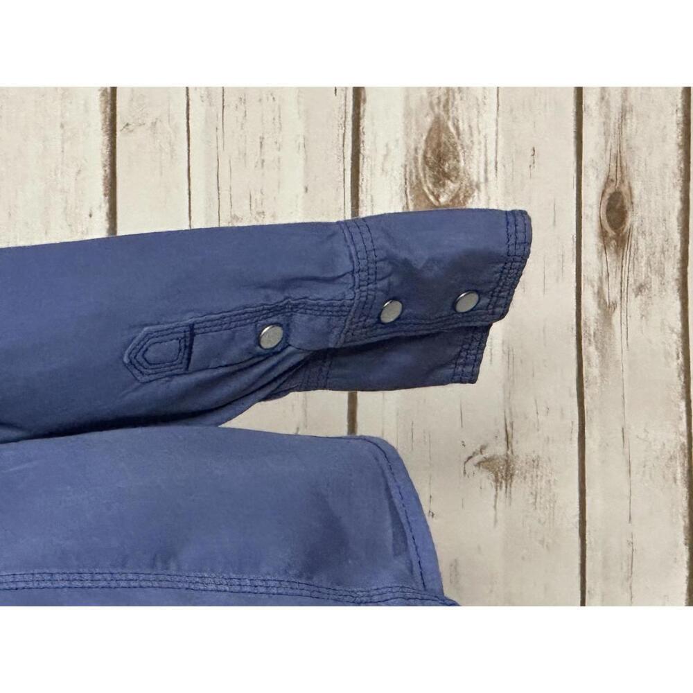 True Religion blue unisex Western long sleeve button-up shirt Size Small - Picture 7 of 8